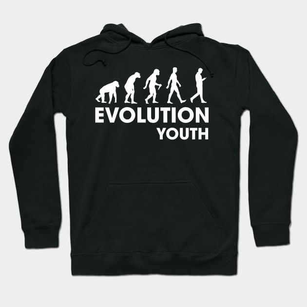 Evolution Of Youth Hoodie by JamesBennettBeta